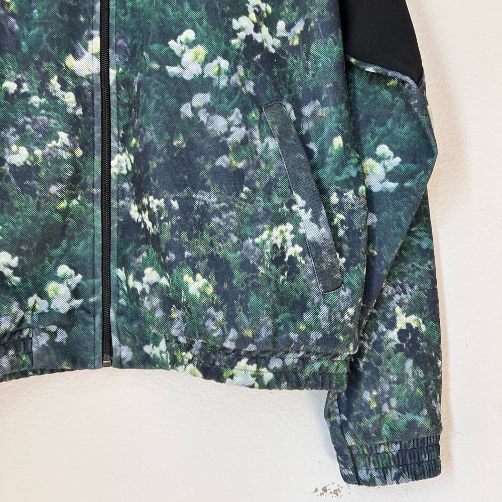 Kenzo Green Floral Track Jacket Zip Up Men’s Designer Jacket Large Queen Latifah - Picture 8 of 10